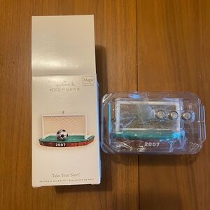 Hallmark Ornament Take Your Shot! Soccer '07 MIB